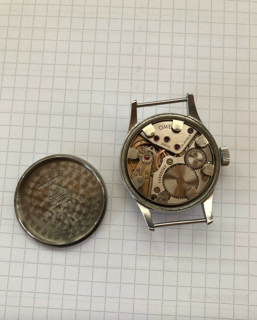 オメガ　ミリタリーヴィンテージ RAF ダーティ・ダース