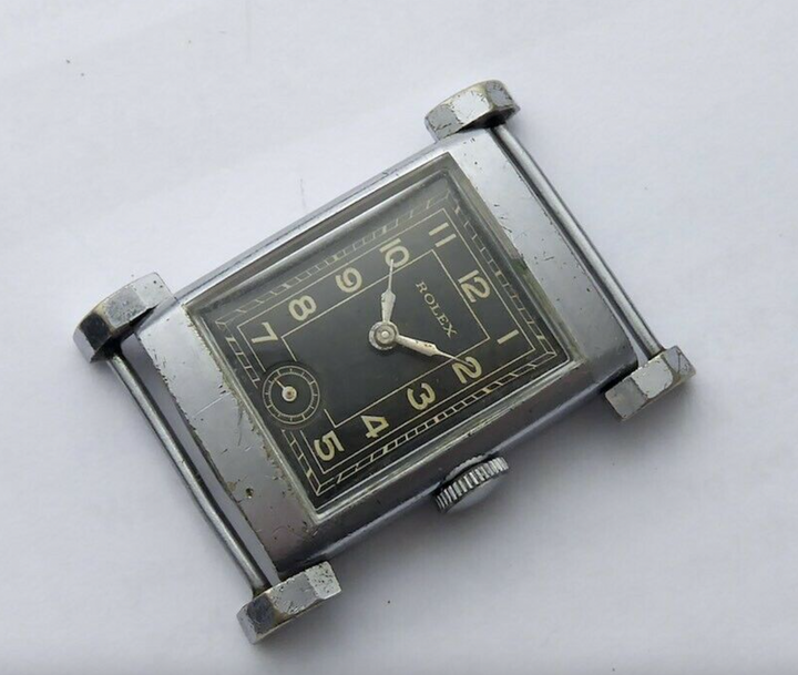 ロレックス 1930年代 レクタンギュラー手巻き フレキシブルラグ 