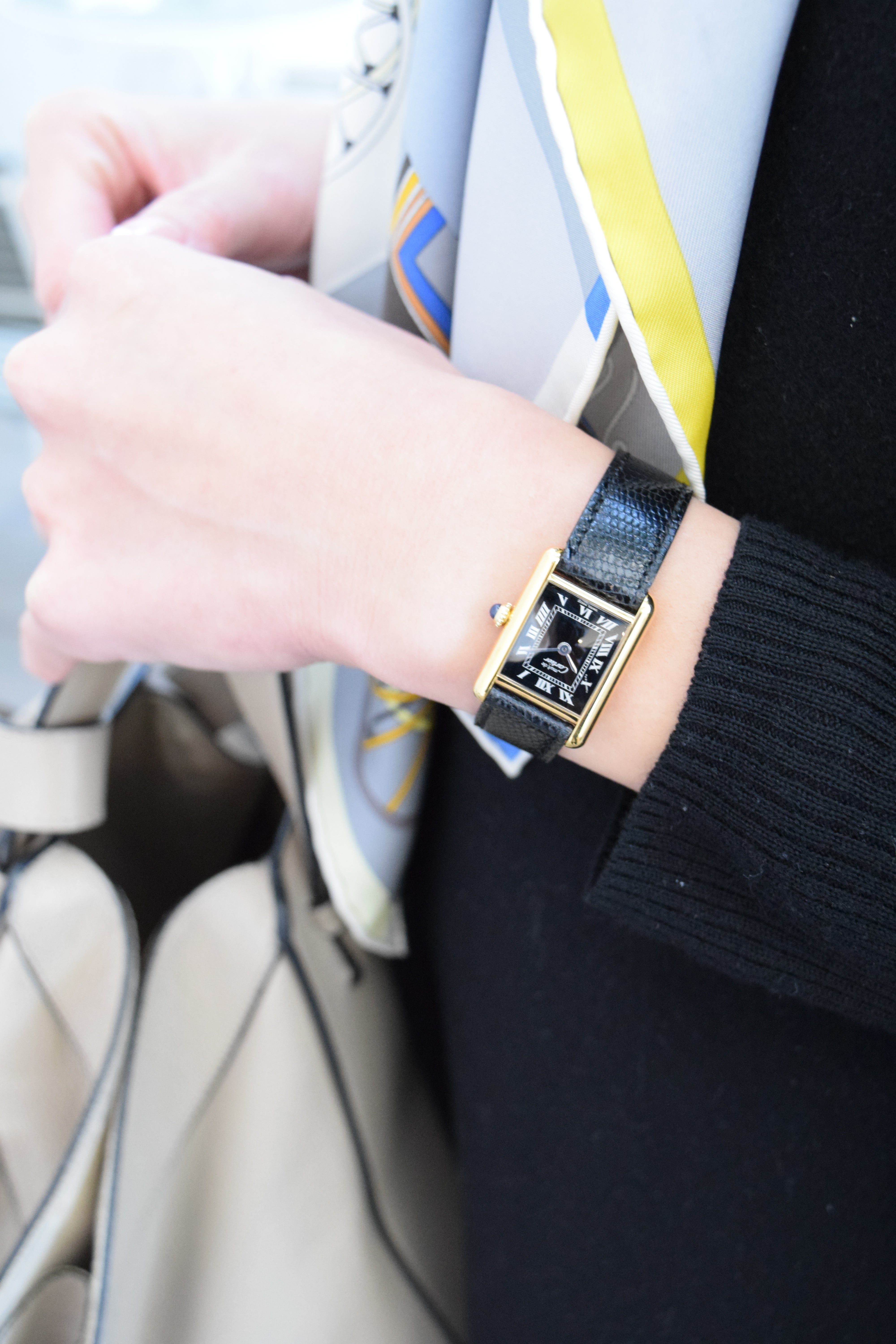 国際永久保証書付き』マスト ドゥ カルティエ タンク レディース