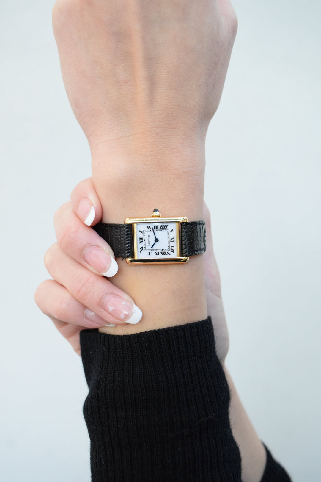 1970年代　タンクルイカルティエ　18Kゴールド　レディースSMサイズ