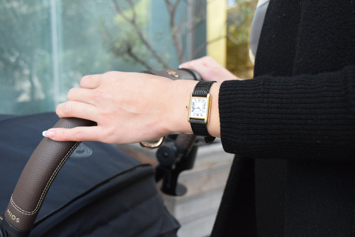 1970年代　タンクルイカルティエ　18Kゴールド　レディースSMサイズ