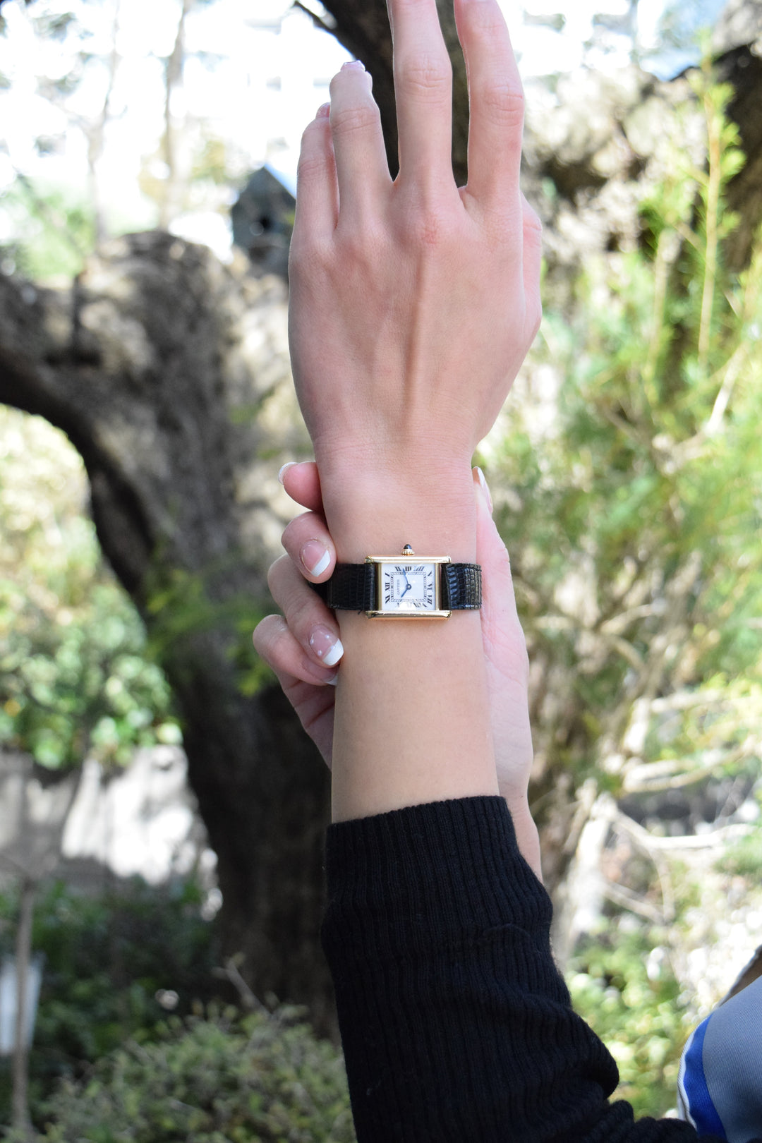 1970年代　タンクルイカルティエ　18Kゴールド　レディースSMサイズ