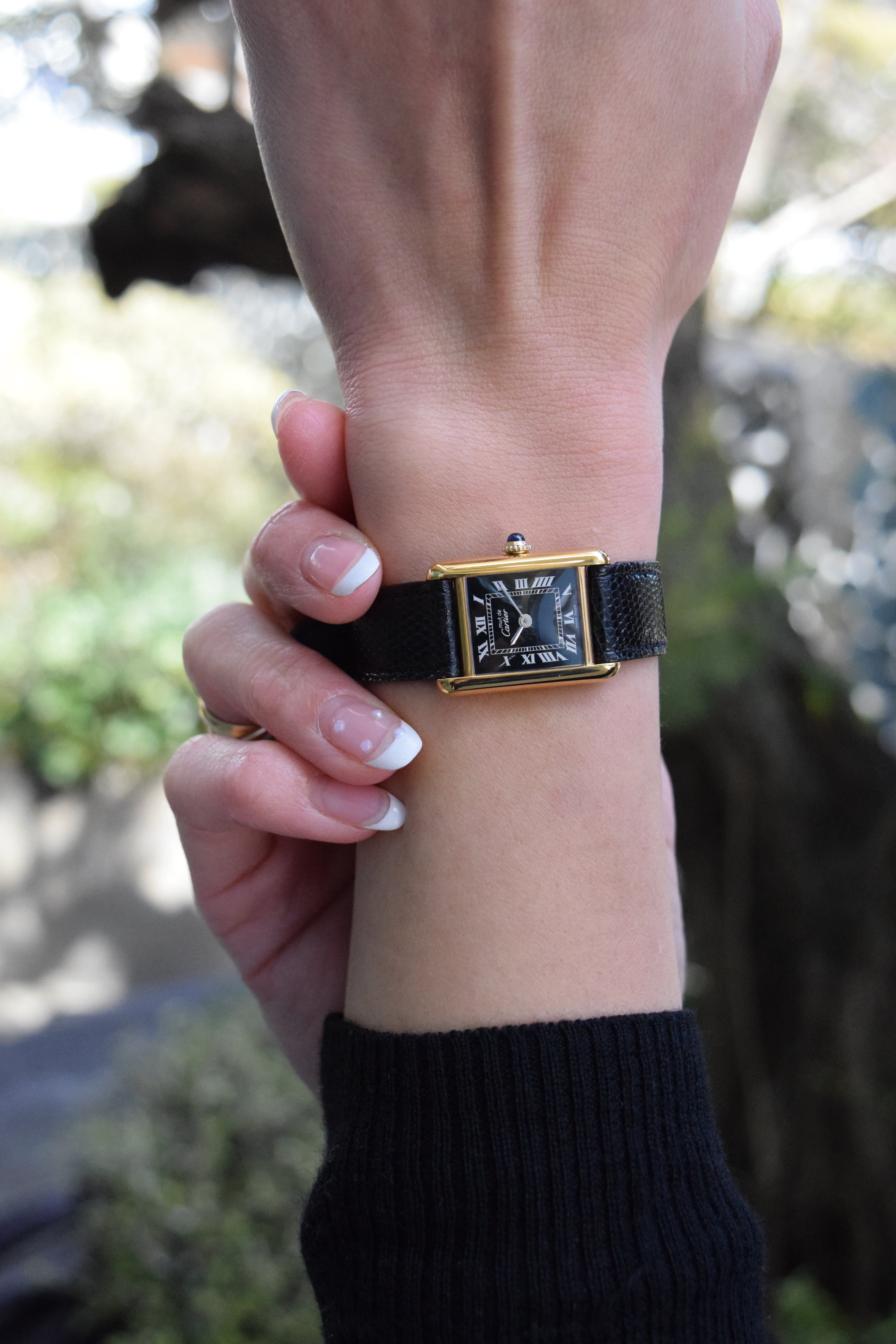 国際永久保証書付き』マスト ドゥ カルティエ タンク レディース