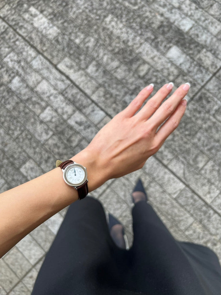 カルティエ　マストロンド　レディースラウンドウォッチ　クオーツモデル