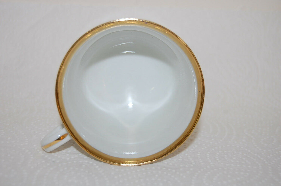 マイセン(Meissen) 　カップ・ソーサー　ピンクローズ　金縁　1級品