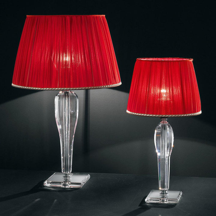 ”ダ・ヴィンチ”　ヴェネチアンクリスタル　テーブルランプ