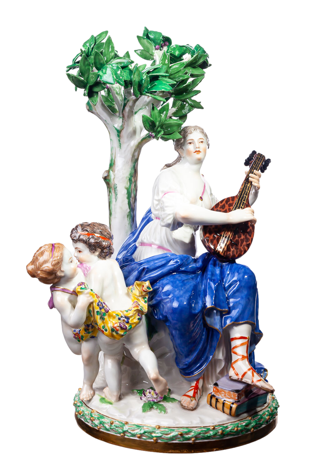 マイセン人形 フィギュリン 女神テルプシコラー – アンティーク