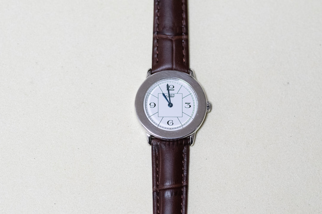 カルティエ　マストロンド　レディースラウンドウォッチ　クオーツモデル