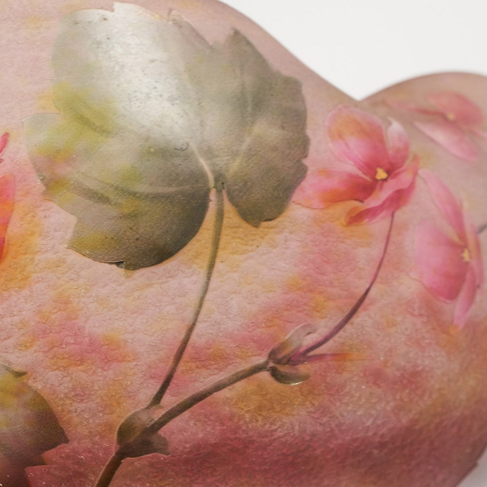 ドーム兄弟（ドームナンシー）ゼラニウムの花の器