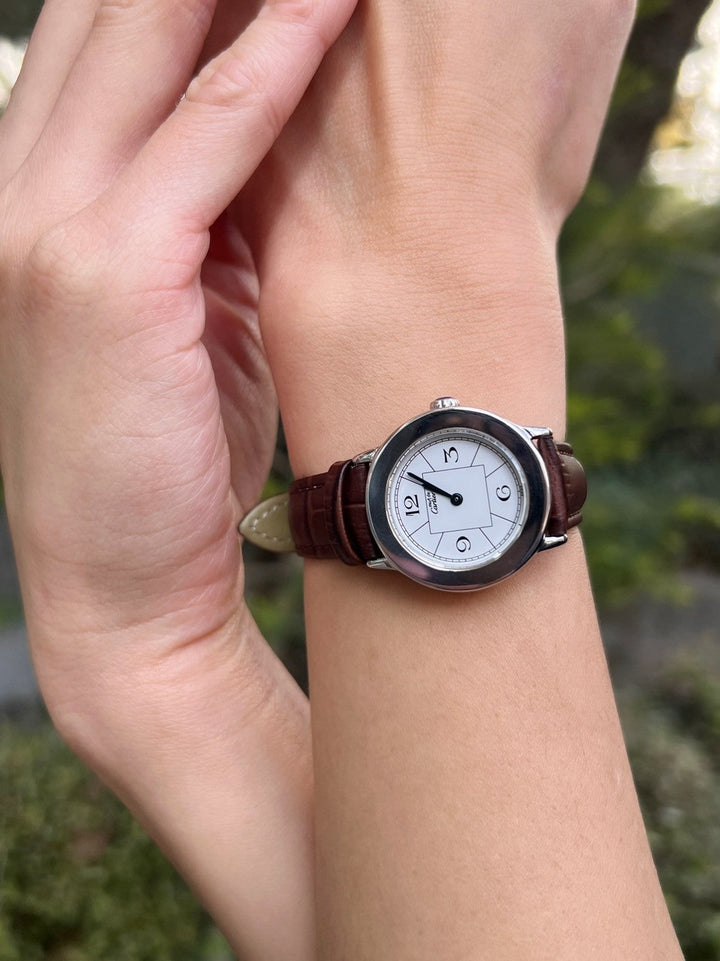 カルティエ　マストロンド　レディースラウンドウォッチ　クオーツモデル