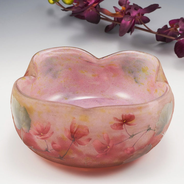 ドーム兄弟（ドームナンシー）ゼラニウムの花の器