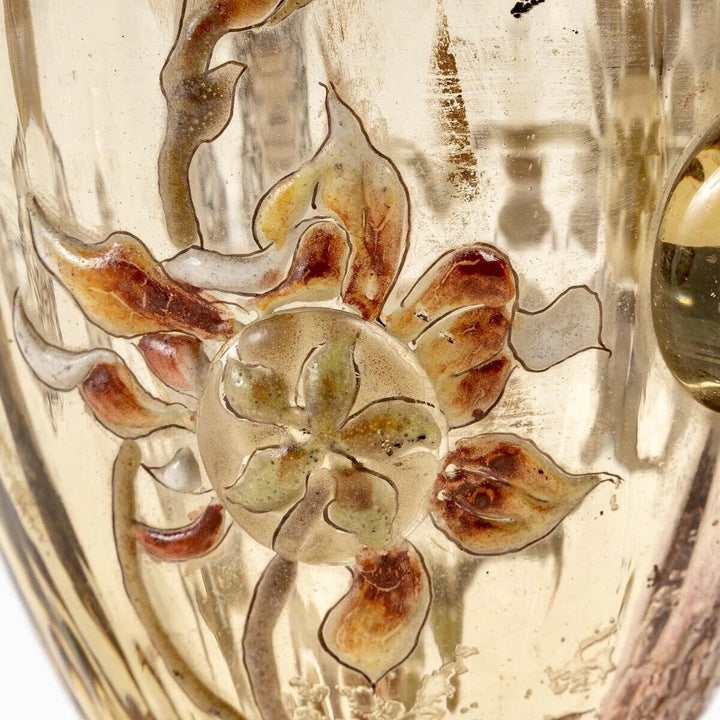 エミールガレ　初期作品　アプリカシオンのダリアの花の水差し
