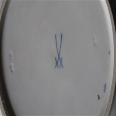 ０１４　マイセン　ブーケの飾り皿