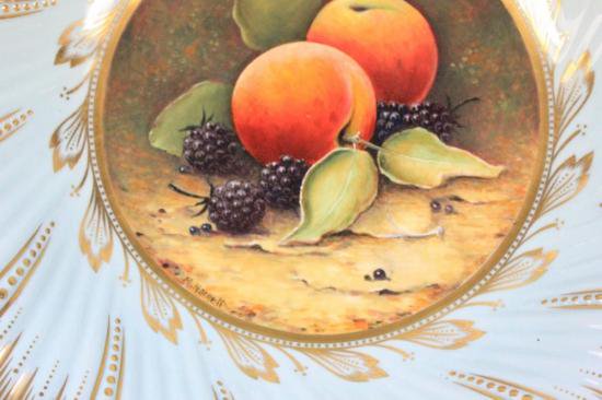 ０６３　コールポート　果物模様　コンポート