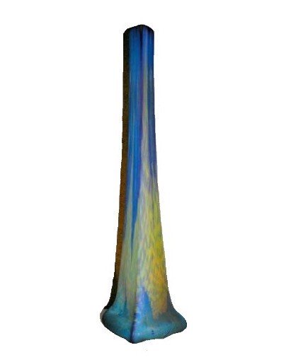 ０１５　ドーム兄弟　青の大型飾り花瓶