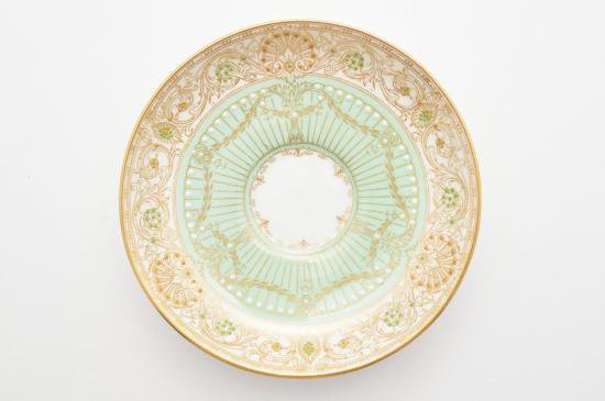 イギリス（英国）製 royal worcester ロイヤルウースター金彩ジュエル　カップ＆ソーサー　C/S