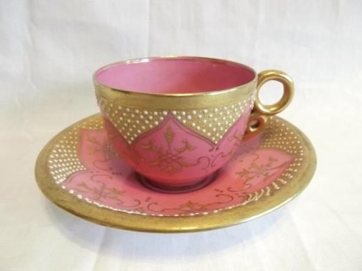 ０５３　ピンクジュエル　デミタスカップ＆ソーサー