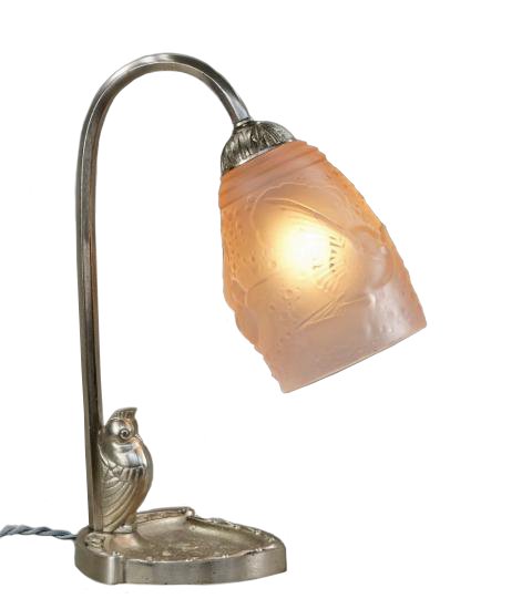 ００２　ミューラー兄弟　アンティークランプ　すずめのランプ