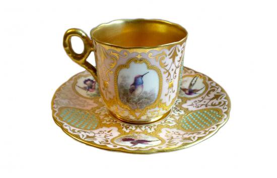 ０５２　コールポート　バード　ジュエル　カップ＆ソーサー