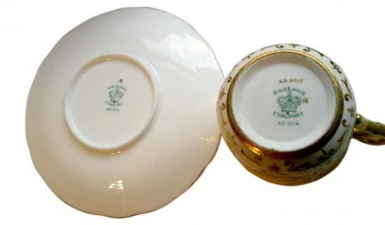 ０５２　コールポート　バード　ジュエル　カップ＆ソーサー