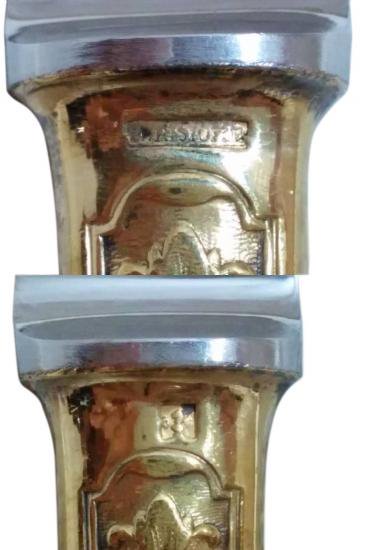 ０５６　クリストフル　２４金　ビレロイ　Christofle　ナイフ３本セット