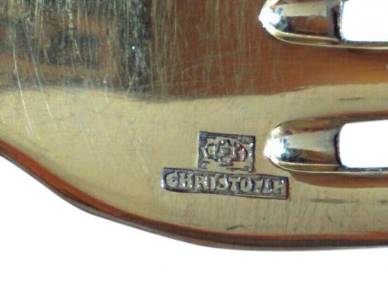 ０５７　クリストフル　２４金　ビレロイ Christofle フォーク３本セット