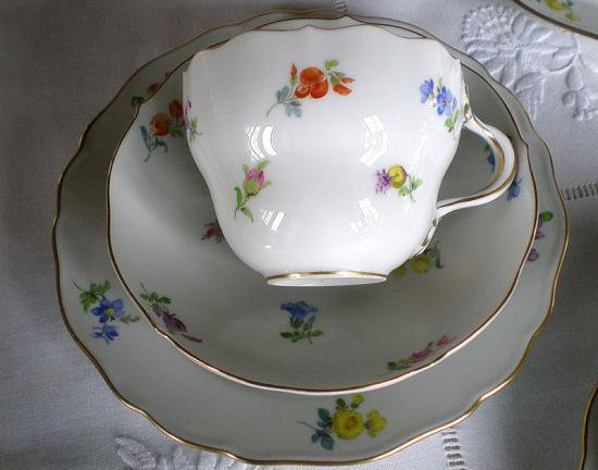 １６６　MEISSEN マイセン スキャタード フラワー 2１点セット