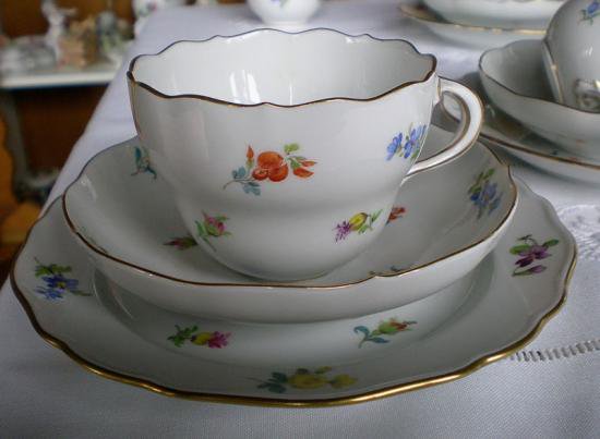 １６６　MEISSEN マイセン スキャタード フラワー 2１点セット