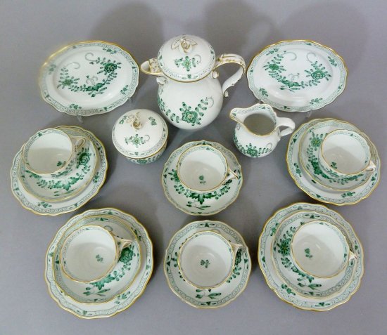 マイセン meissen インドの華 カップ フルセット　グリーン