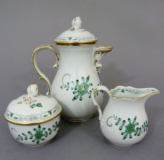 マイセン meissen インドの華 カップ フルセット　グリーン