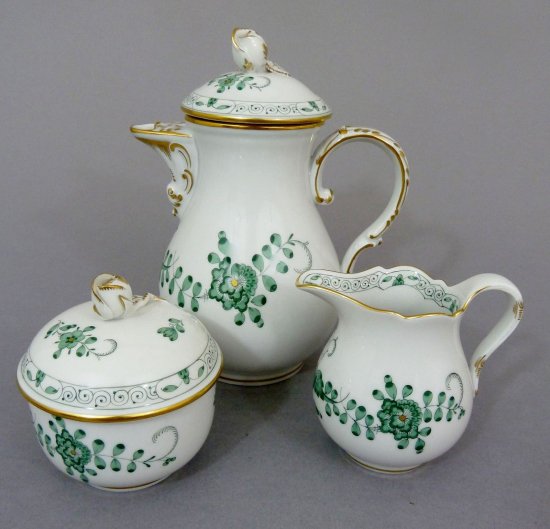 マイセン meissen インドの華 カップ フルセット　グリーン