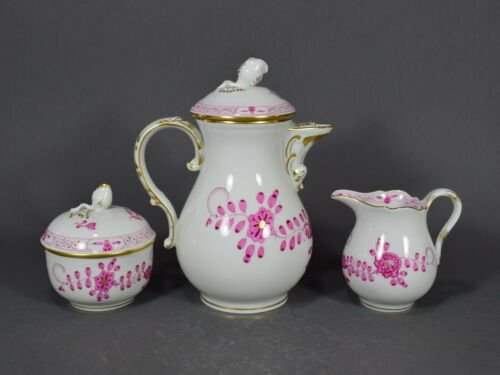 マイセン meissen インドの華 ピンク カップ プレート 6人用フルセット
