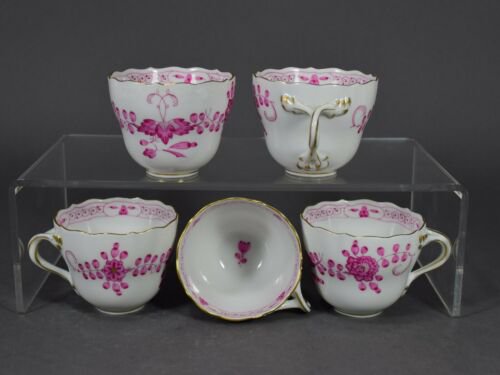 マイセン meissen インドの華 ピンク カップ プレート 6人用フルセット