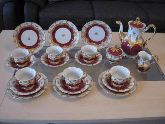 １８１　マイセン　B－フォーム　金彩　フルセット21点