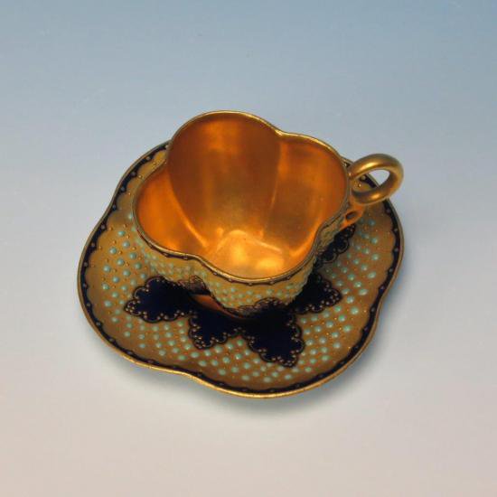 ０５０　ジュエルのデミタスカップ＆ソーサー