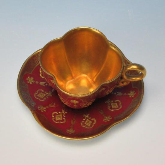 ０４９　幾難学のデミタスカップ＆ソーサー