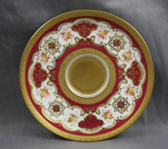 ０４８　花柄のデミタスカップ＆ソーサー