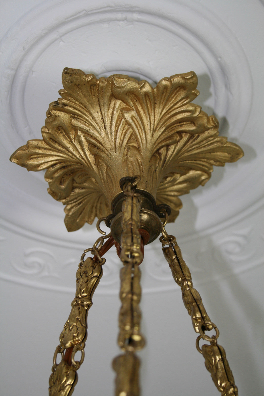 ミューラー兄弟　シーリングランプ（ペンダントライト）アールヌーボー