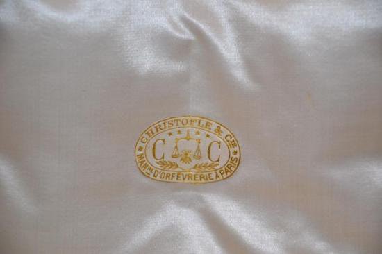 ０５８　クリストフル＆バカラ　リキュールカラフとグラスのセット　スターリングシルバー９２５