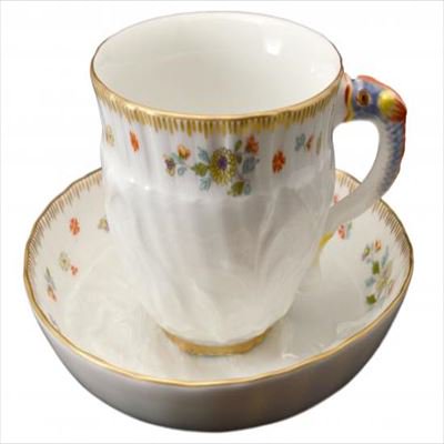 ０６１　マイセン　スワンサービス　カップ＆ソーサー　アンティーク食器