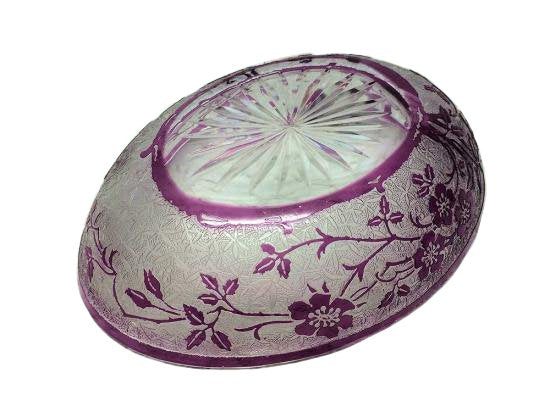 ３４４　オールド バカラ エグランチエ　オーバル型　baccarat