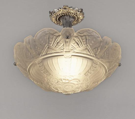 ０１３　アンティークランプ　フランス　アールデコ　シャンデリア