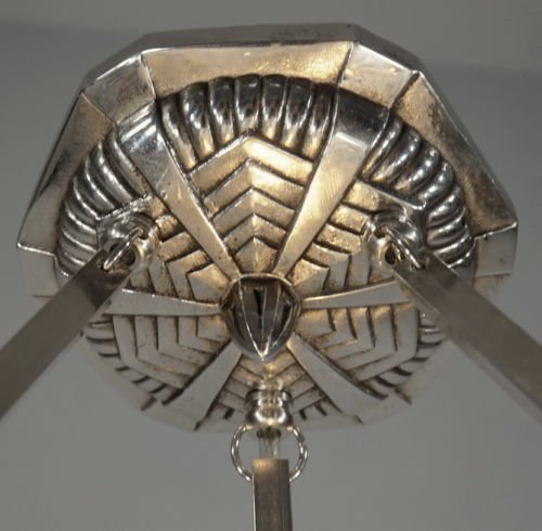 ０１５　アンティークランプ　フランス　アールデコ　シャンデリア