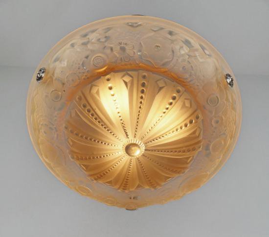 ０１７　アンティークランプ　フランス　アールデコ　シャンデリア