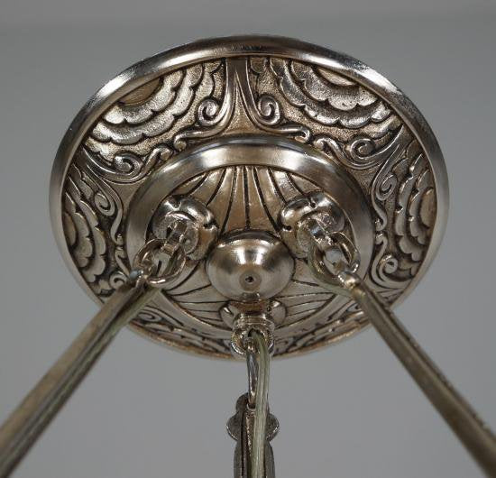 ０１７　アンティークランプ　フランス　アールデコ　シャンデリア