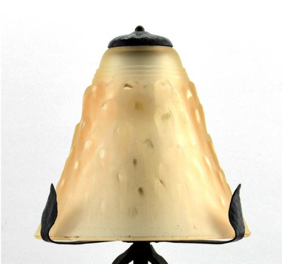 ０１８　アンティークランプ　フランス　アールデコ　テーブルランプ