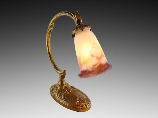 ０１９　ミューラー兄弟　アンティークランプ　フランス　アールデコ　テーブルランプ