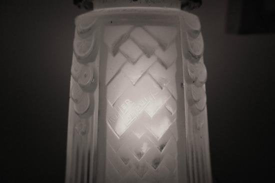 ０２１　アンティークランプ　アールデコ　ランプ