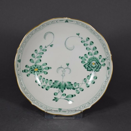 ０５４　１級品　マイセン meissen インドの華　グリーンカップ＆ソーサー