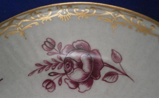 ０８５　マイセン ピンクローズ　カップ＆ソーサー